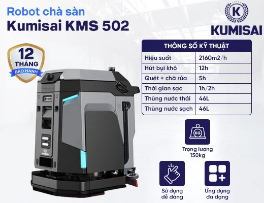 Robot chà sàn Kumisai KMS 502 - 2